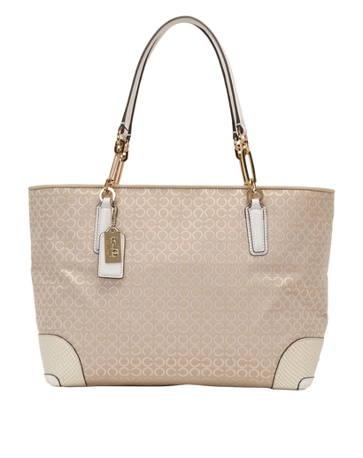 Madison Tote, &pound;75, Handbags, Beige, Canvas, Front view